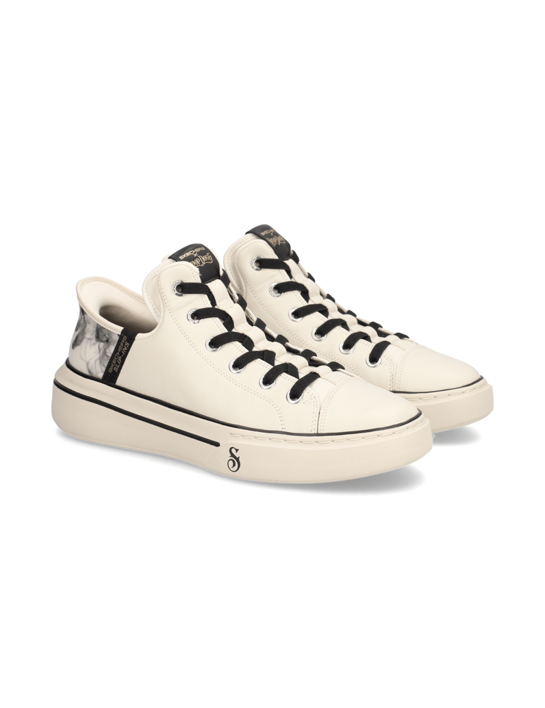 Skechers-PREMIUM-LEATHER-SLIP-INS-SNOOP-ONE-schwarz