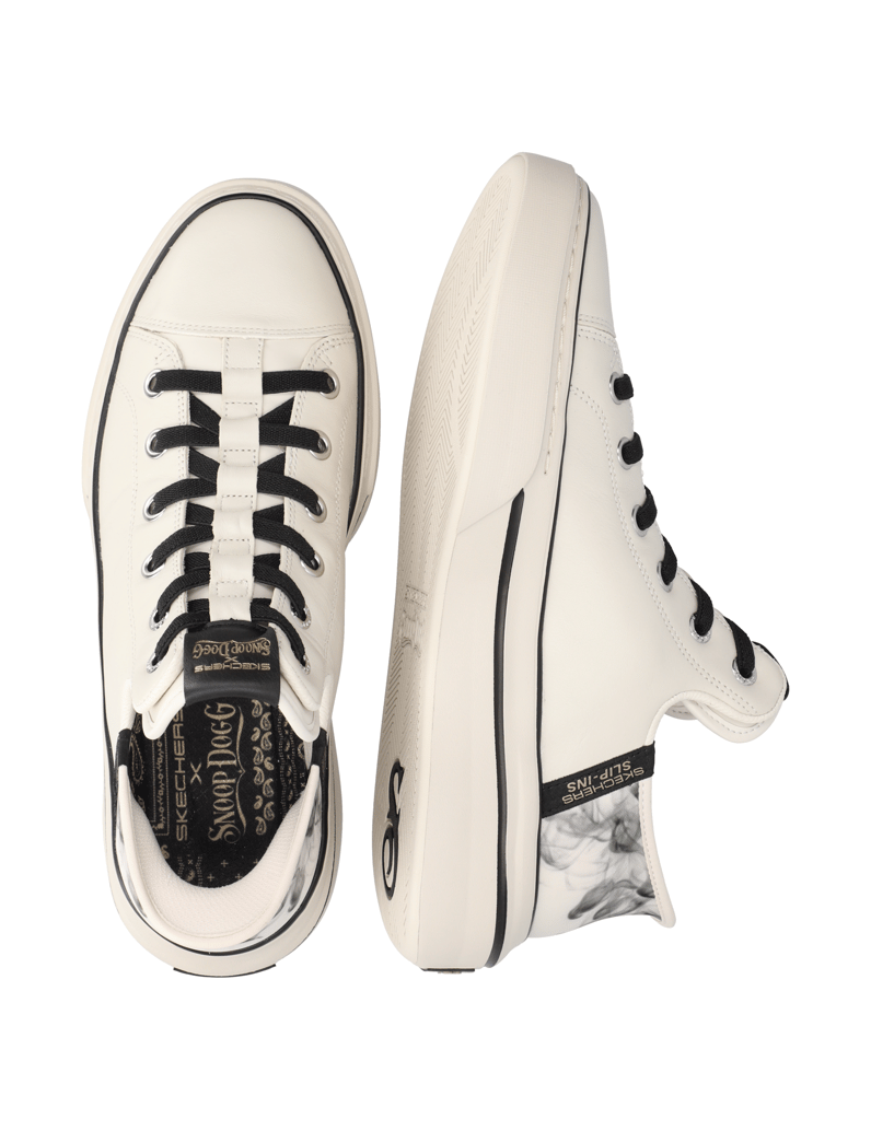 Skechers-PREMIUM-LEATHER-SLIP-INS-SNOOP-ONE-schwarz