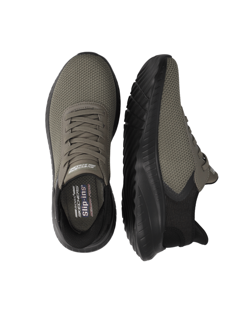 Skechers-Slip-Ins-Bobs-Sport-Squad-oliv