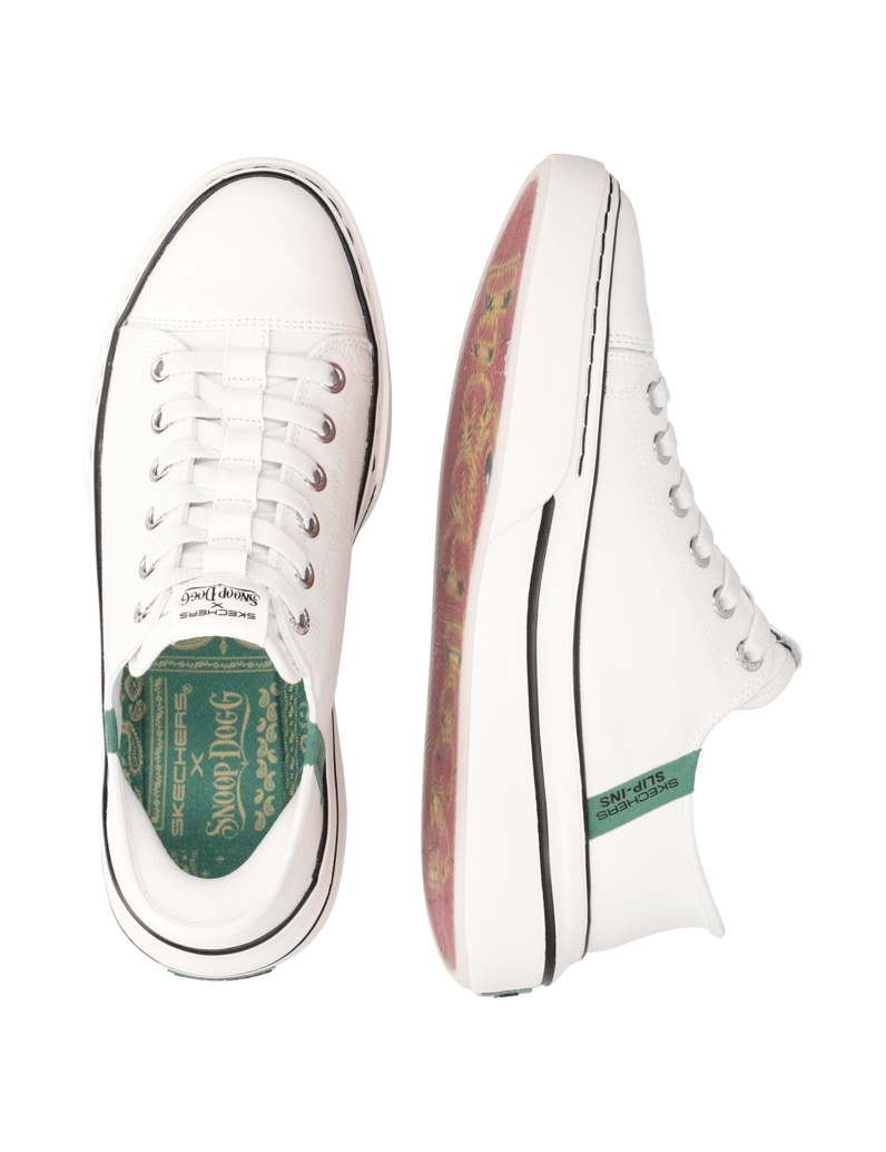 Skechers-SNOOP-ONE---LOW-DOGG-CANVAS-weiss