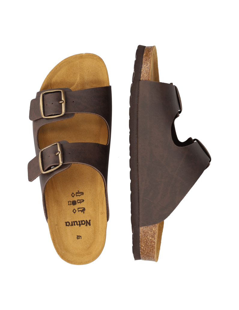 Natura-Hausschuh-schwarz