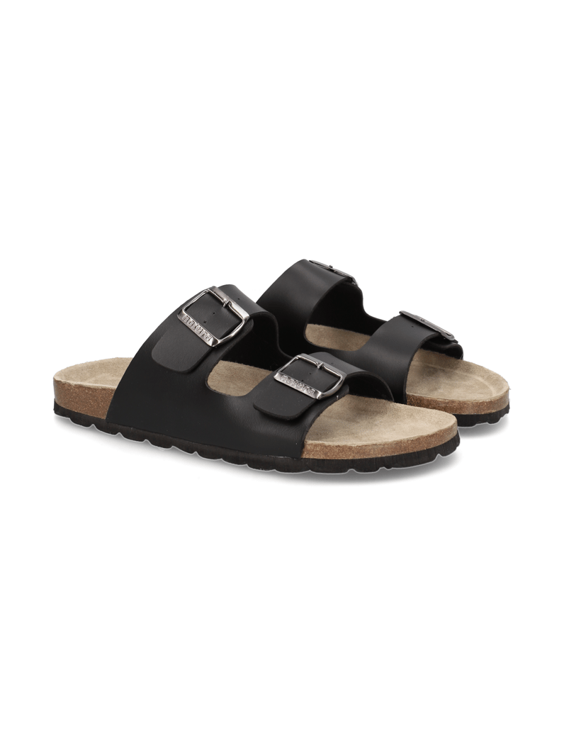 Natura-Hausschuh-schwarz