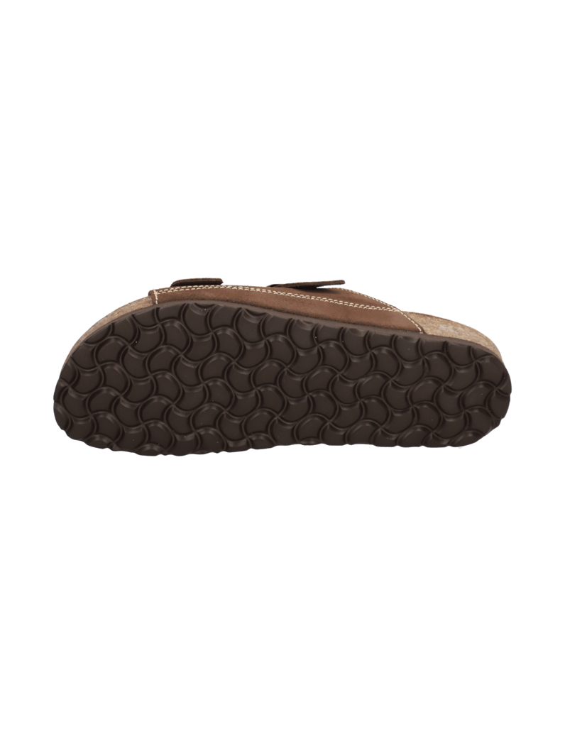 Natura-Veloursleder-Hausschuh-braun