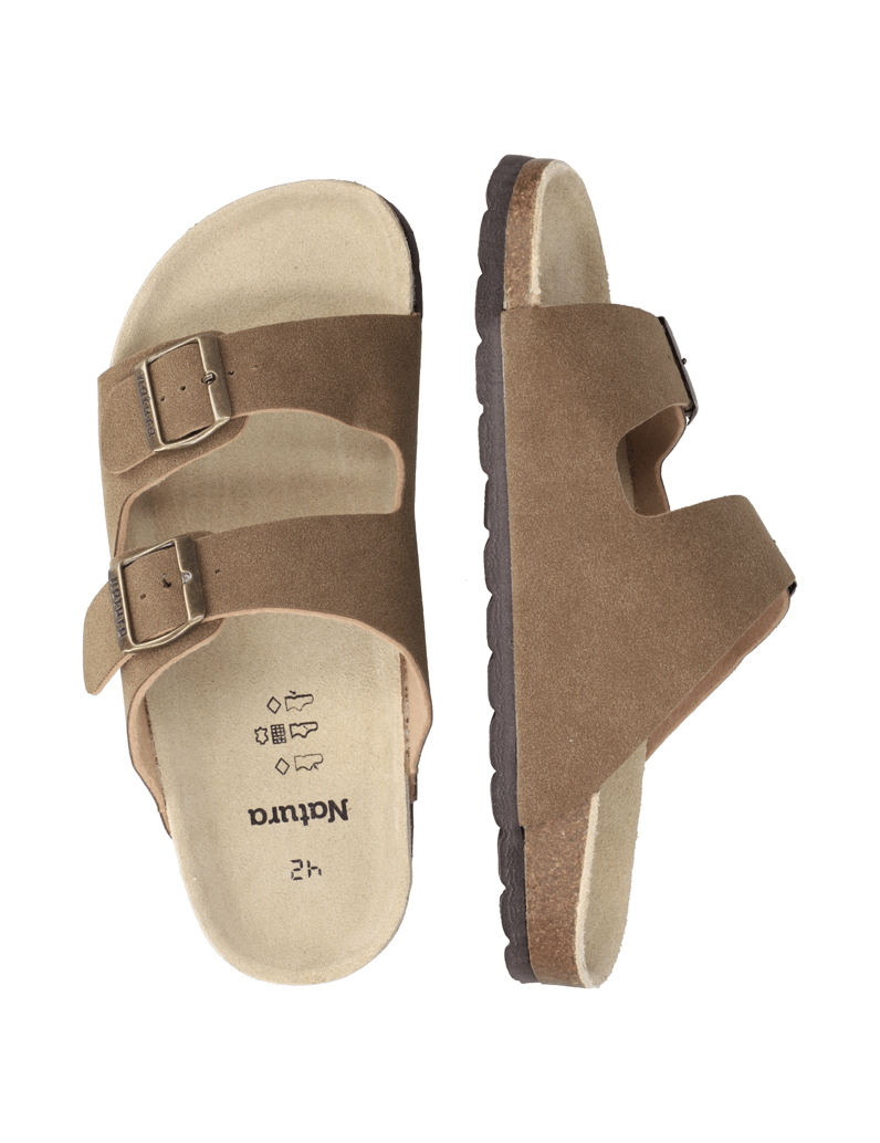 Natura-Hausschuh-beige