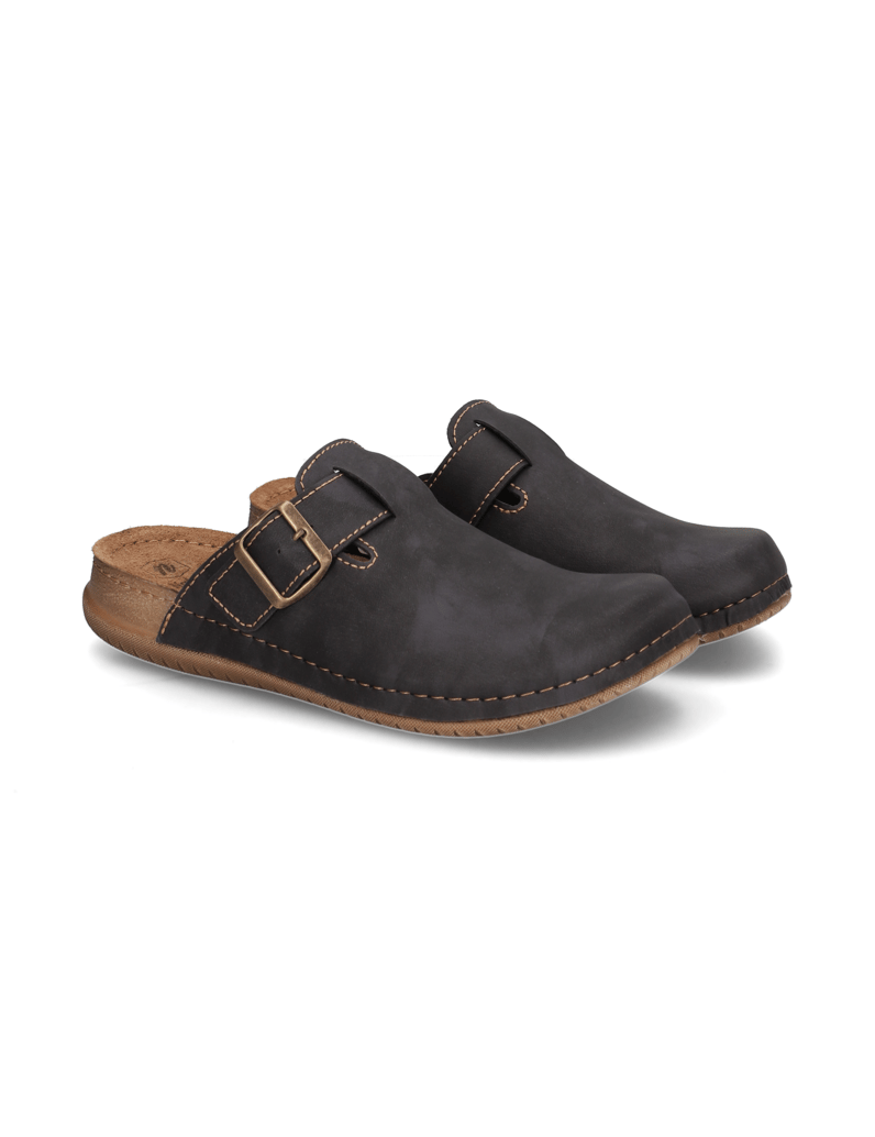 Natura-Hausschuh-schwarz