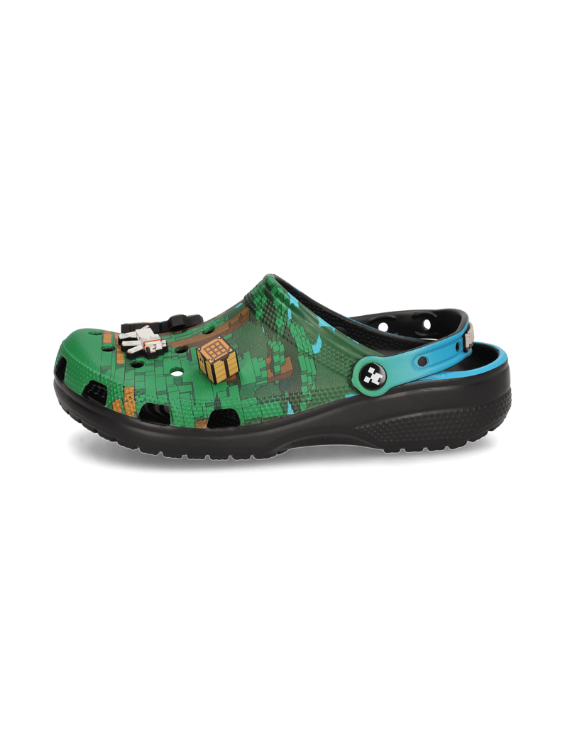 Crocs-MINECRAFT-CLOG-MULTI-grün