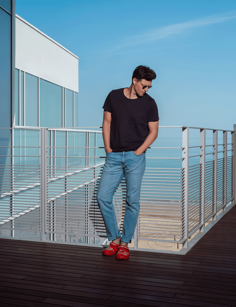 Crocs-4LW-SYSTEM-CLOG-rot
