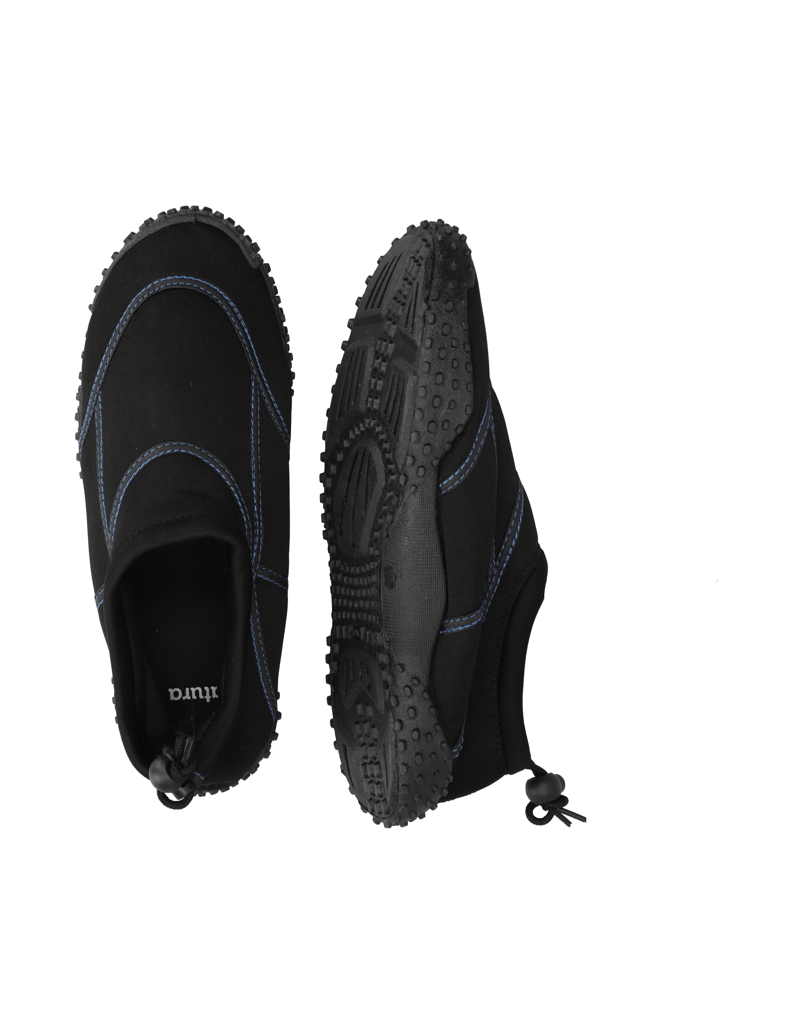 Natura-Textil-Badesandale-schwarz