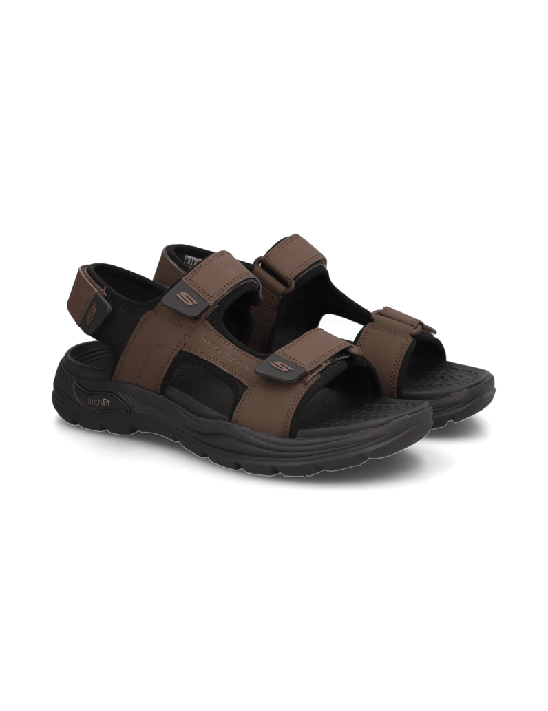 Skechers-ARCH-FIT-MOTLEY-SD-KONTRA-BRN-schwarz