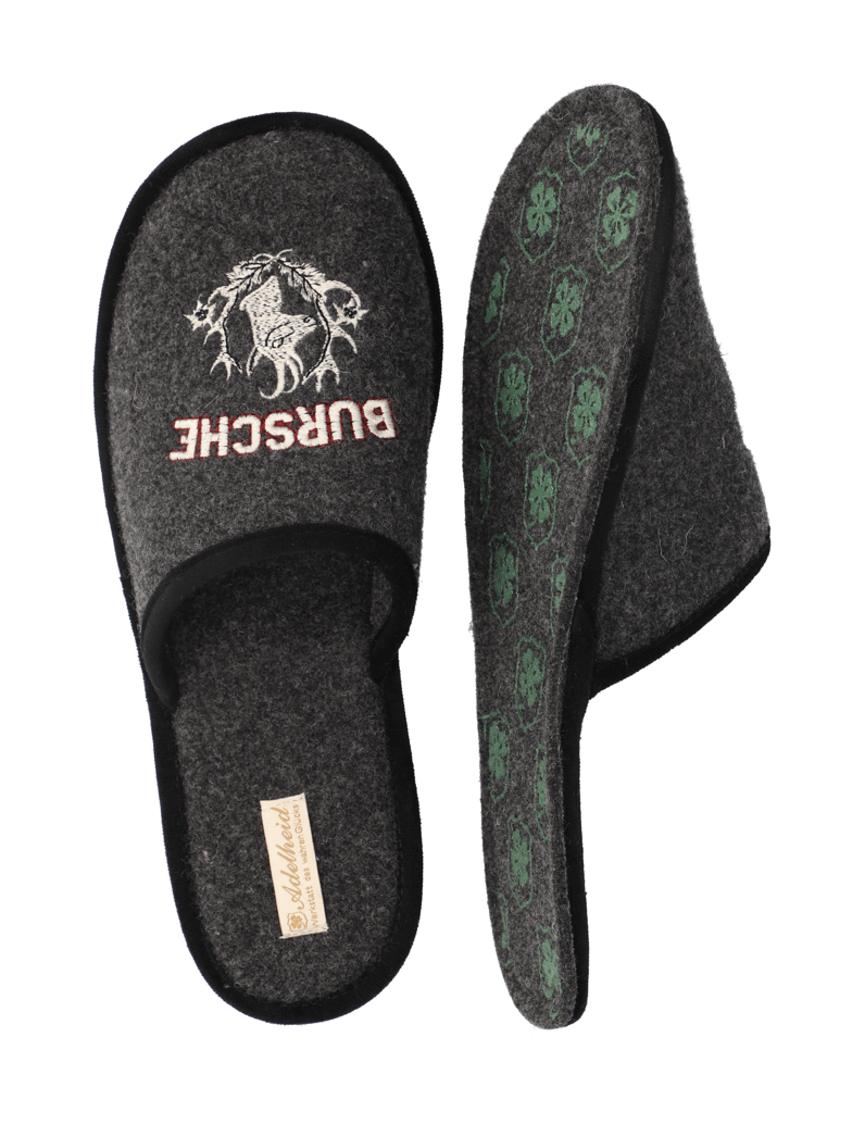 Adelheid-Textil-Hausschuh-schwarz