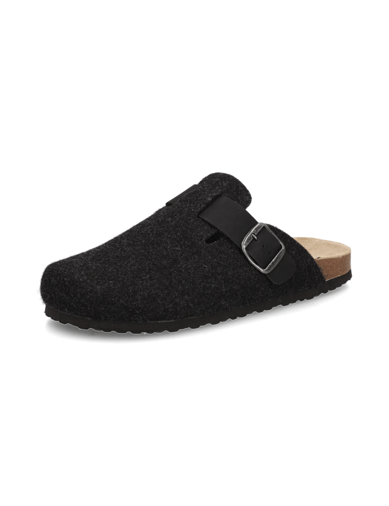 Natura-Hausschuh-grau