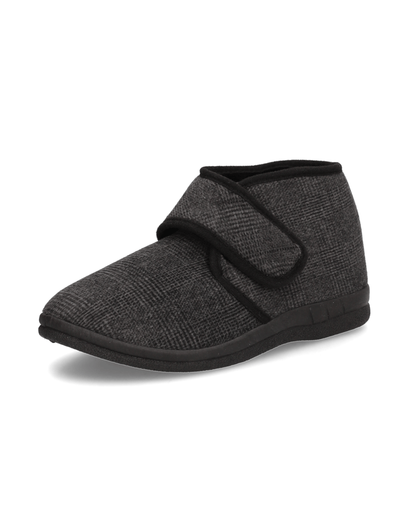 Natura-Textil-Hausschuh-schwarz