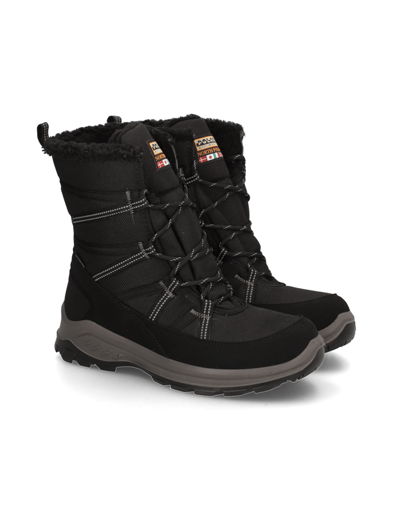 Polaris-Textil-Snowboot-schwarz
