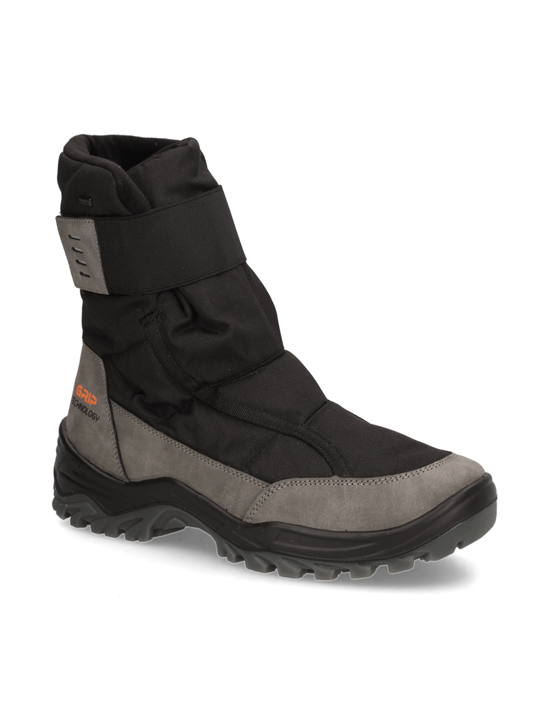 Polaris-Textil-Snowboot-schwarz