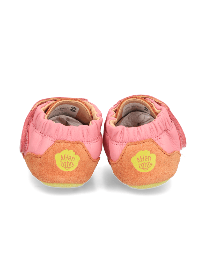 Affenzahn-Krabbelschuh-Leder-Crawly-Katze-rosa