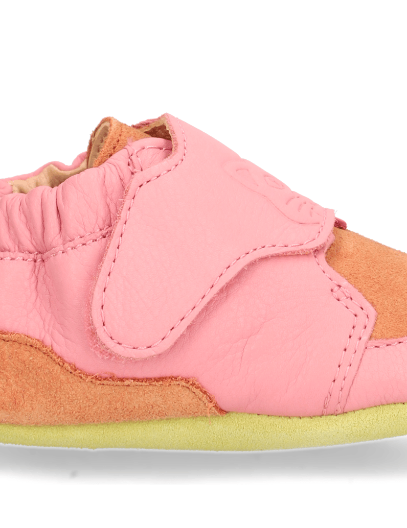 Affenzahn-Krabbelschuh-Leder-Crawly-Katze-rosa