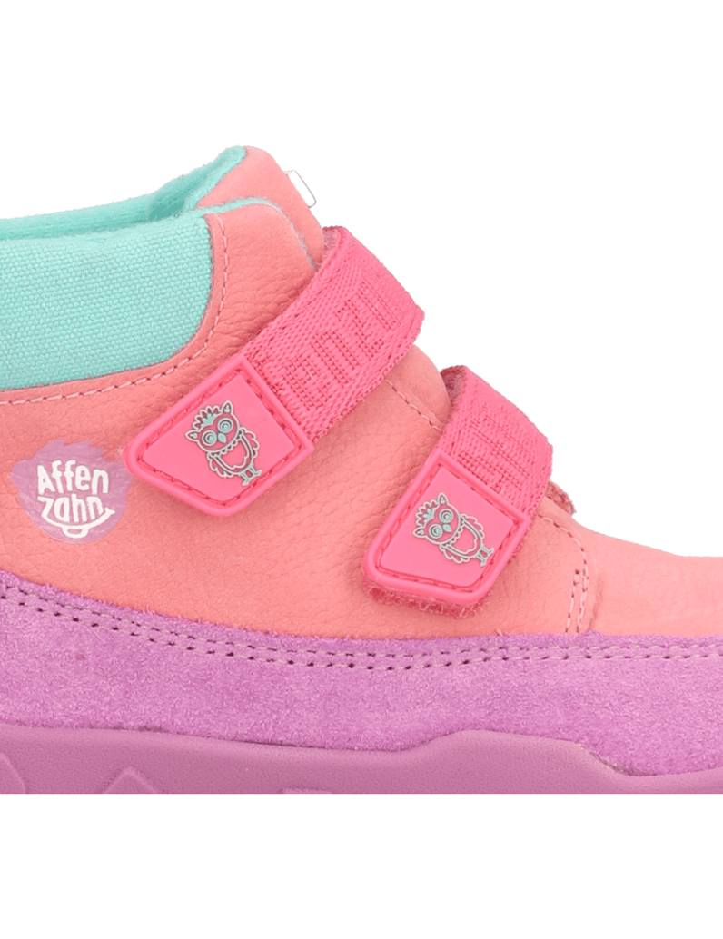 Affenzahn-Übergangsschuh-Leder-Friendy-Eule-pink