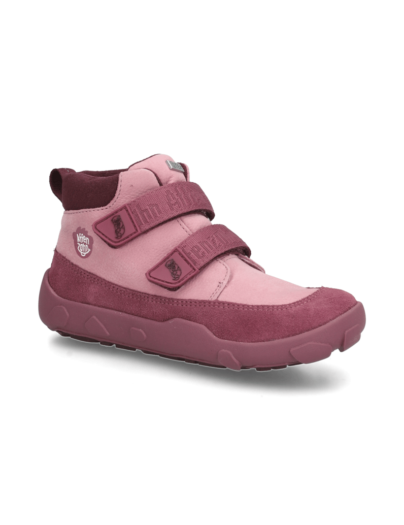 Affenzahn-Übergangsschuh-Leder-Friendy-rosa