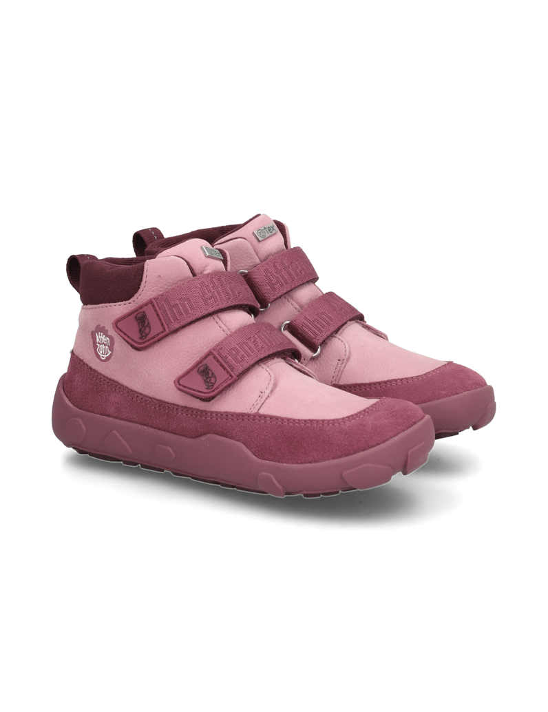 Affenzahn-Übergangsschuh-Leder-Friendy-rosa