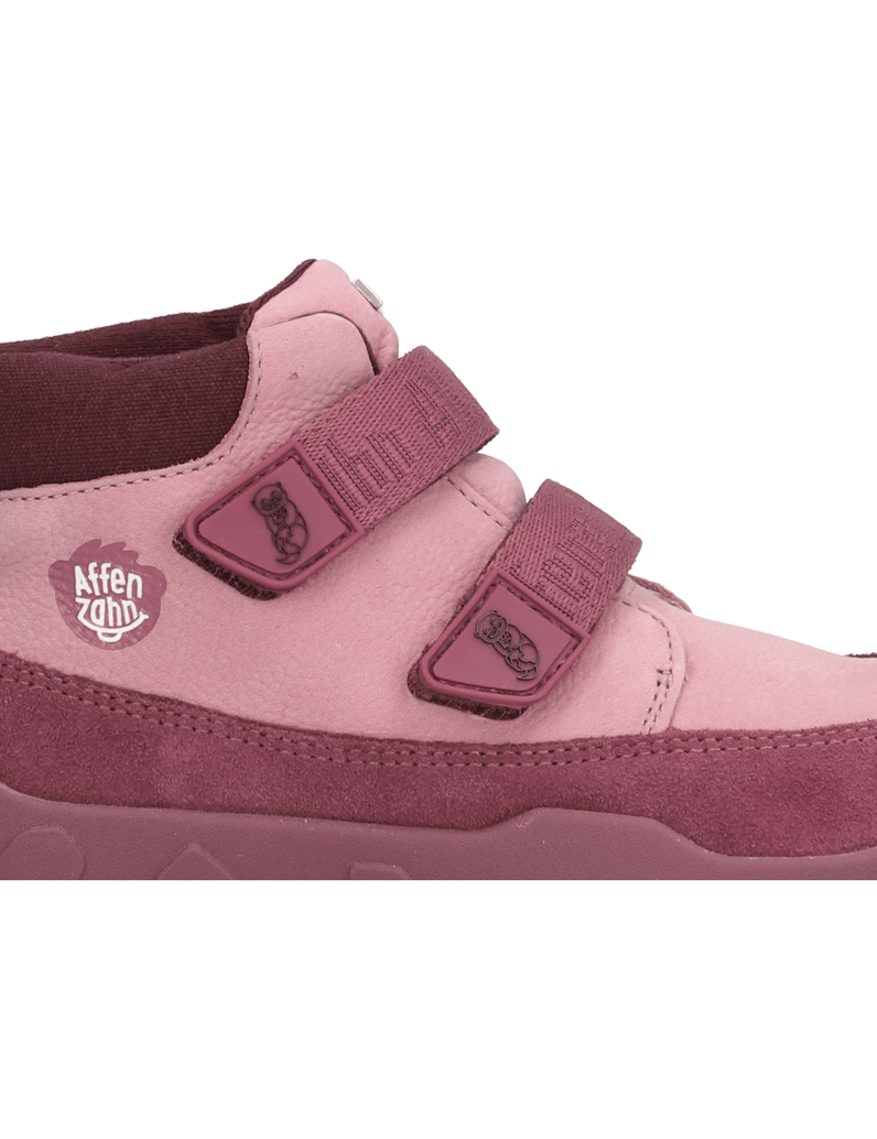 Affenzahn-Übergangsschuh-Leder-Friendy-rosa