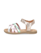 U&ME Lederimitat Sandale silber