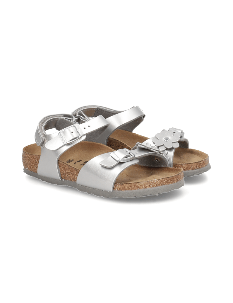Birkenstock-RIO-PLAIN-FLOWERS-AS-KIDS-BIRKO-FLO-silber