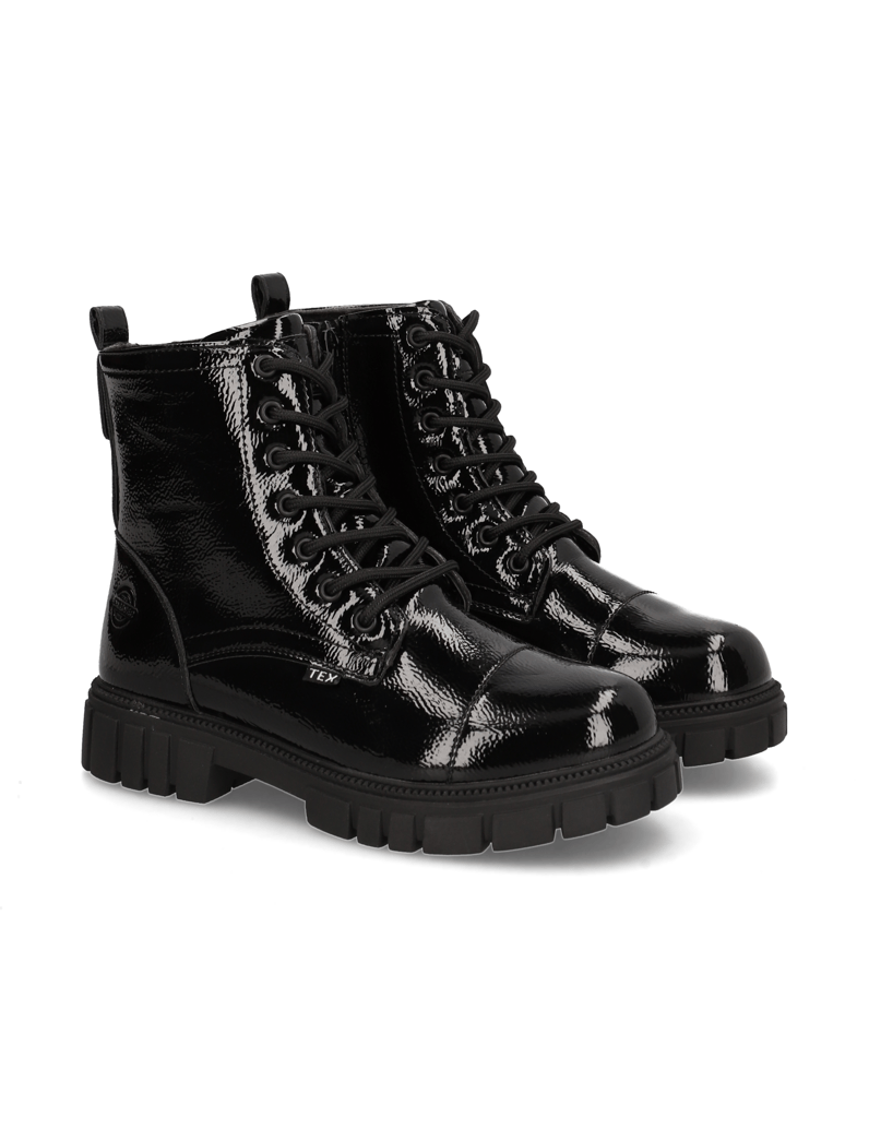 S.Oliver-Lederimitat-Boot-schwarz