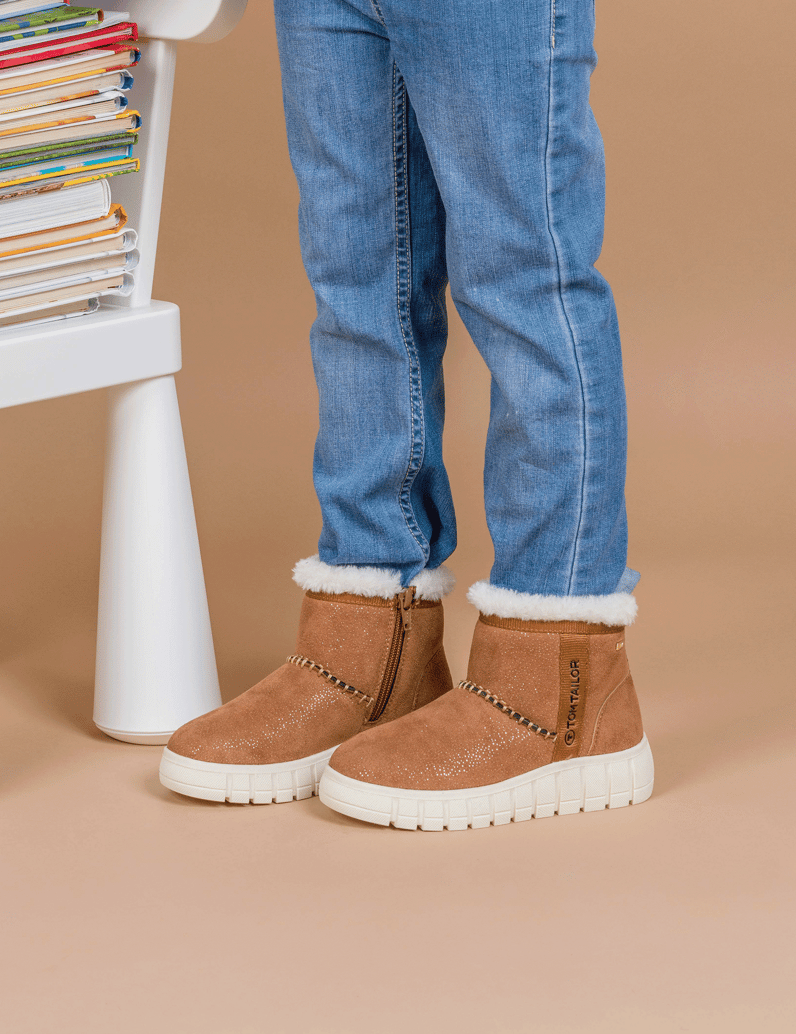Tom-Tailor-Stiefelette-braun