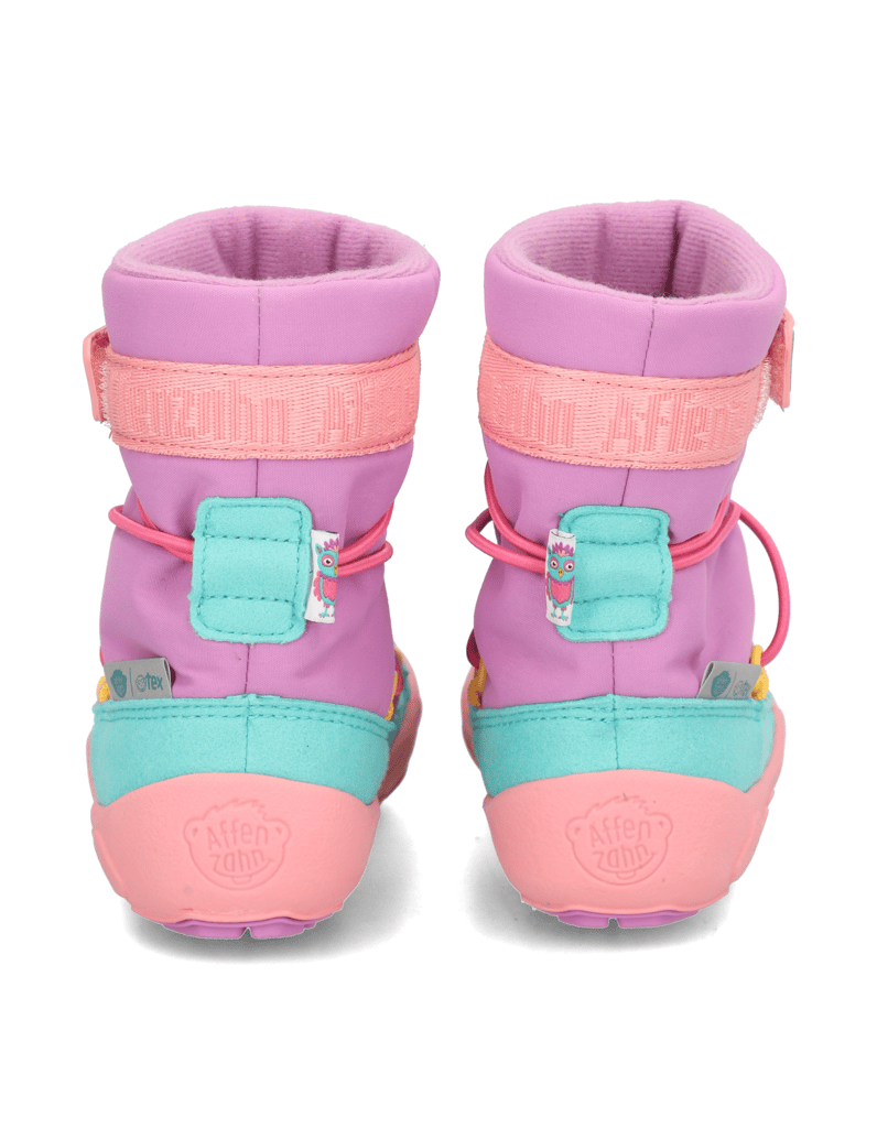 Affenzahn-SCHNEESTIEFEL-VEGAN-SNOWY-EULE-pink