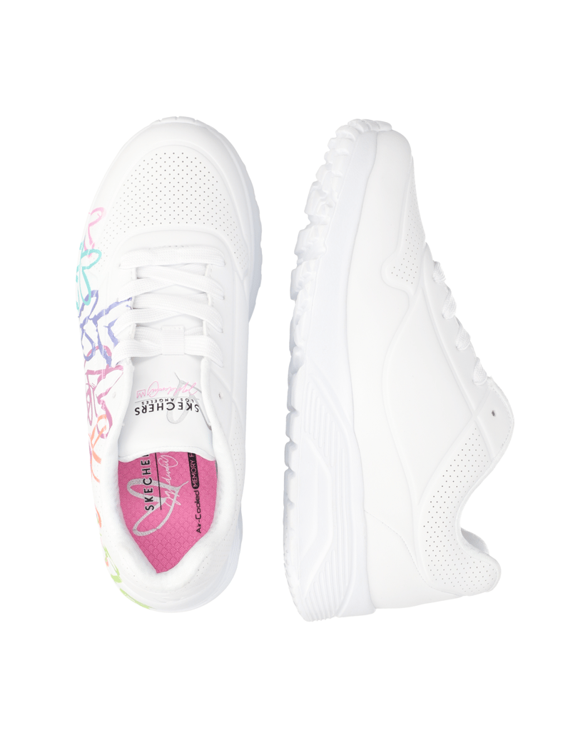 Skechers-UNO-LITE---METALLIC-JOY-weiss