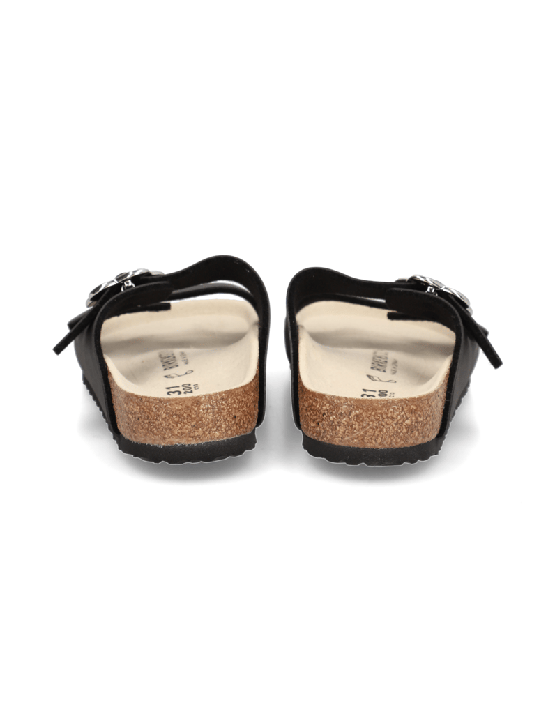 Birkenstock-ARIZONA-FLOWER-BUCKLE-KIDS-schwarz