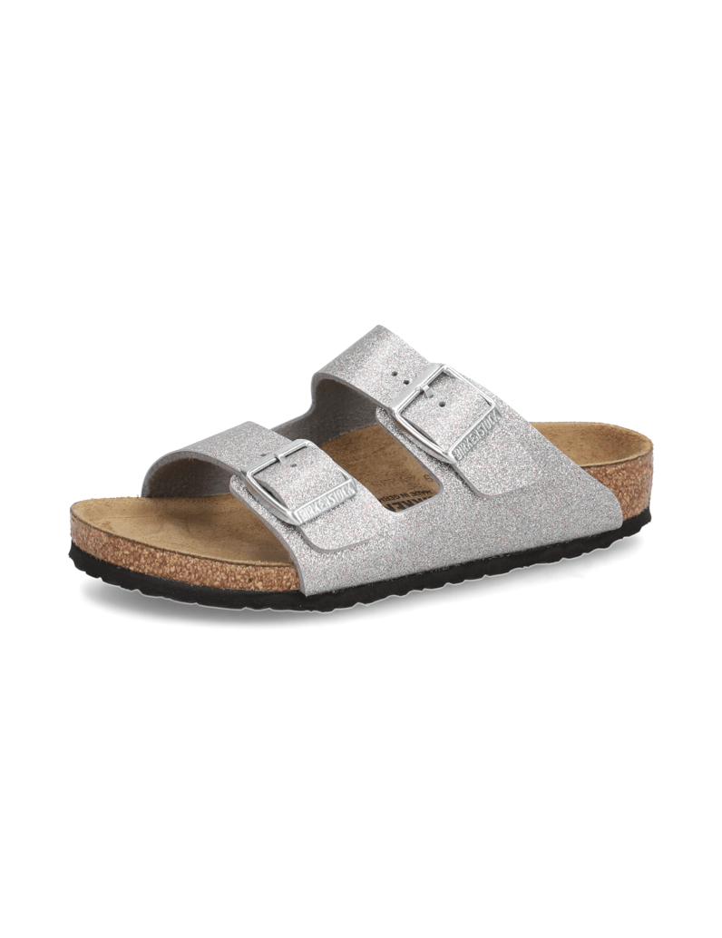 Birkenstock-ARIZONA-KIDS-BS-BIRKO-FLOR-silber
