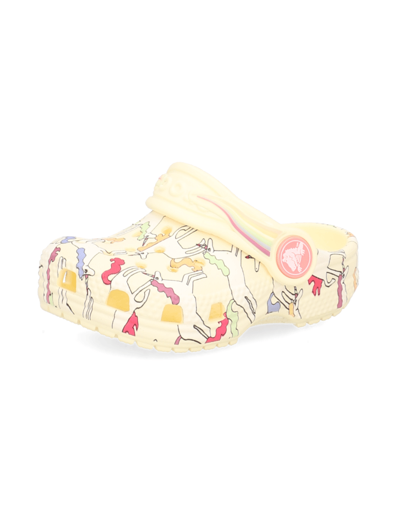 Crocs-CLASSIC-CLOG-PRINTS-gelb