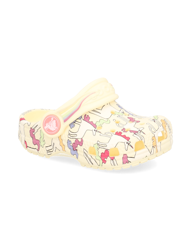 Crocs-CLASSIC-CLOG-PRINTS-gelb
