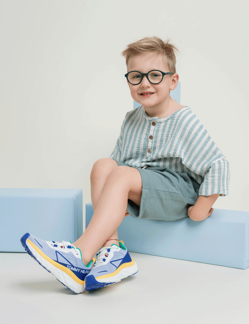 Tommy-Hilfiger-Textil-Sneaker-blau