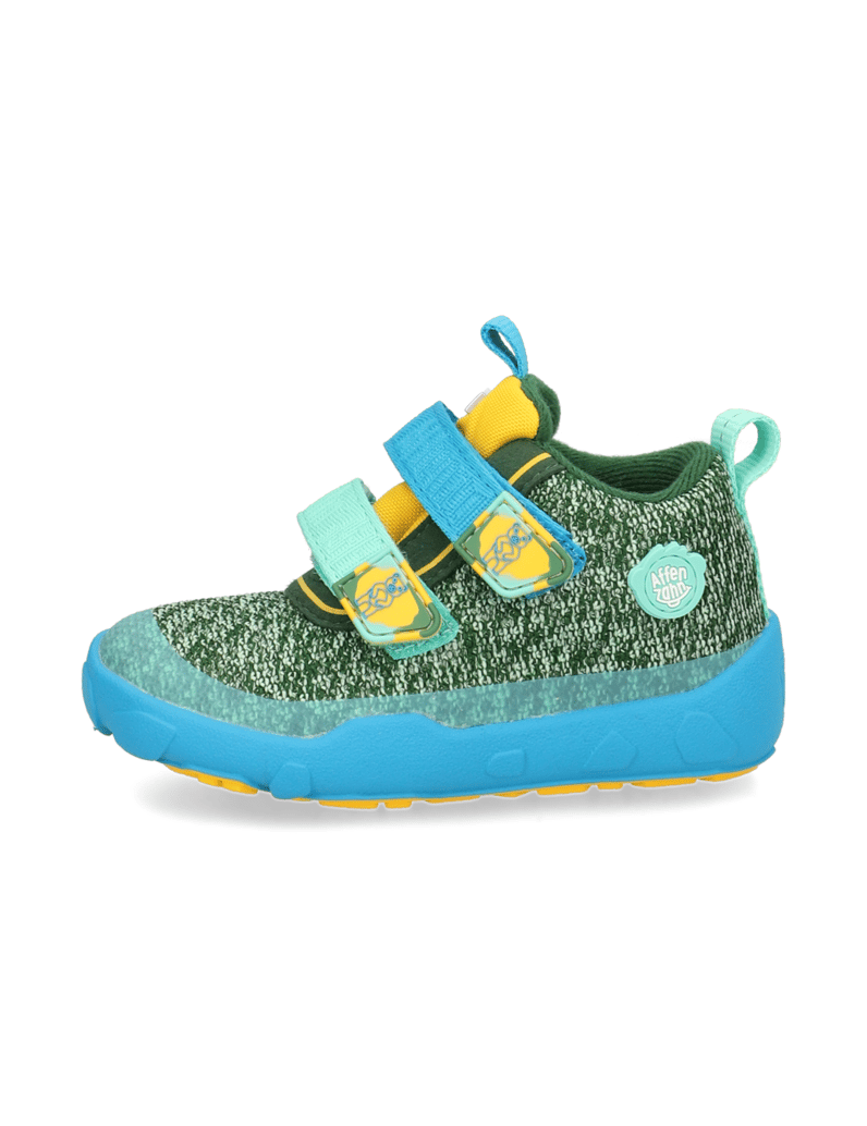 Affenzahn-Übergangsschuh-Knit-Happy-Bär-grün