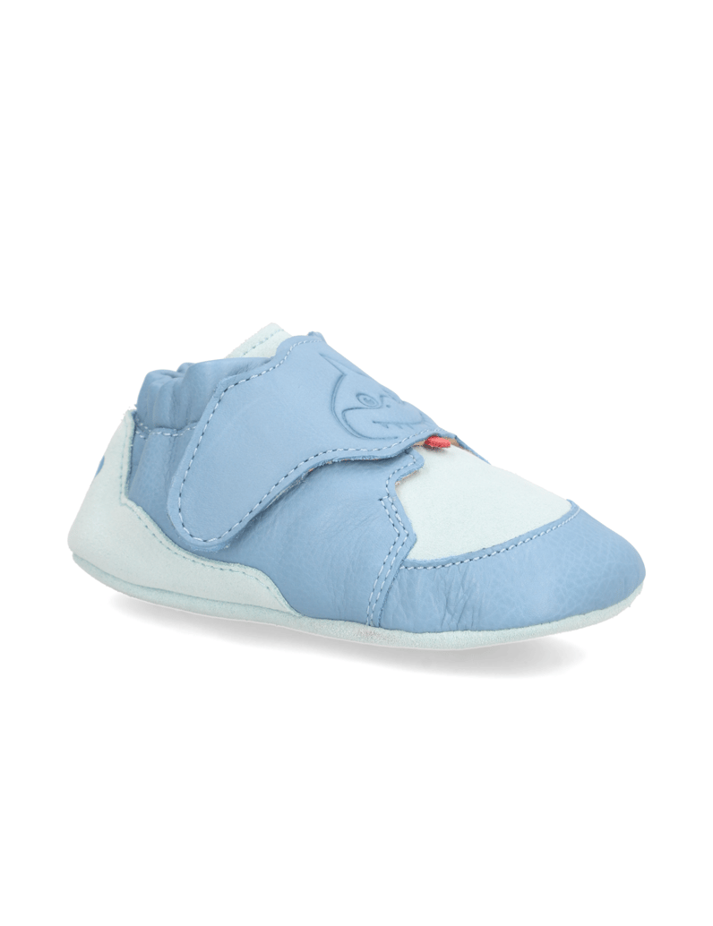 Affenzahn-Krabbelschuh-Leder-Crawly-Hai-blau