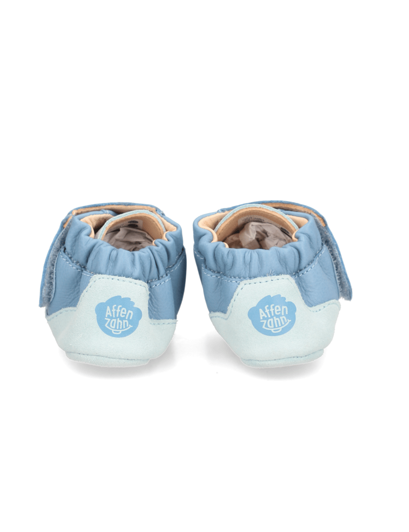 Affenzahn-Krabbelschuh-Leder-Crawly-Hai-blau