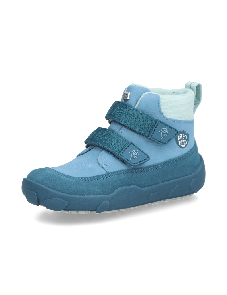 Affenzahn-Übergangsschuh-Leder-Friendy-Hai-blau