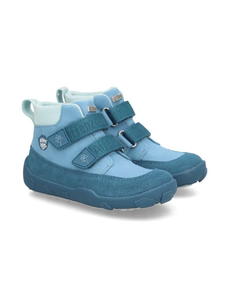 Affenzahn-Übergangsschuh-Leder-Friendy-Hai-blau