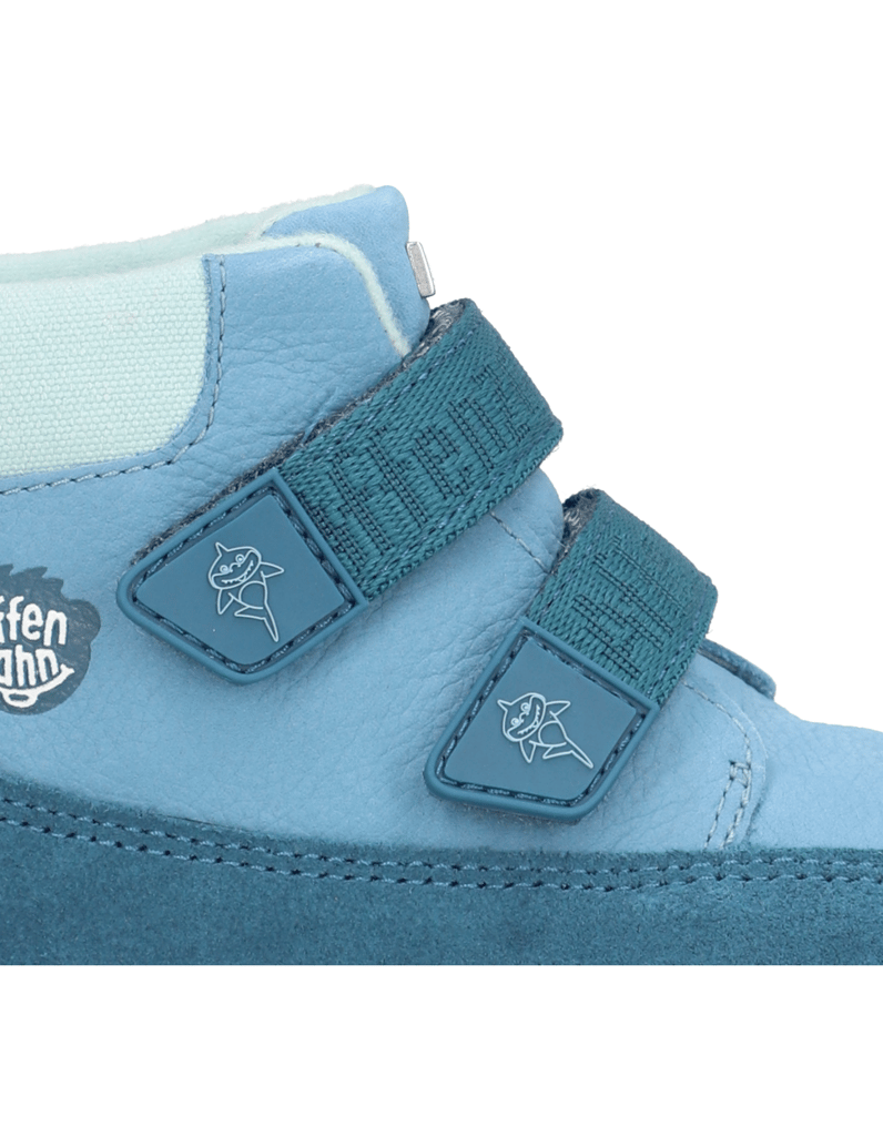 Affenzahn-Übergangsschuh-Leder-Friendy-Hai-blau