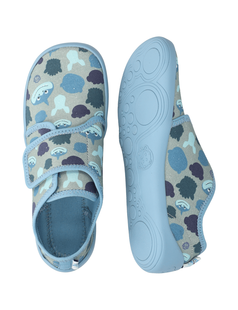 Affenzahn-Hausschuh-Baumwolle-Movy-Hai-hellblau