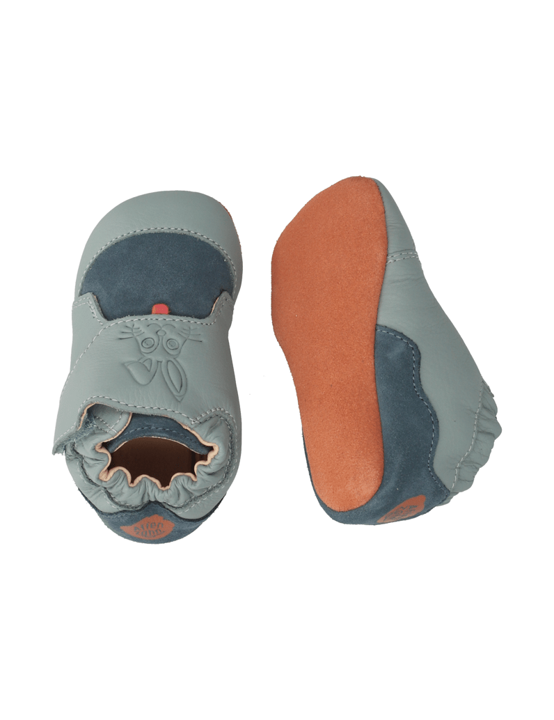 Affenzahn-Leder-Crawly-Hase-grün