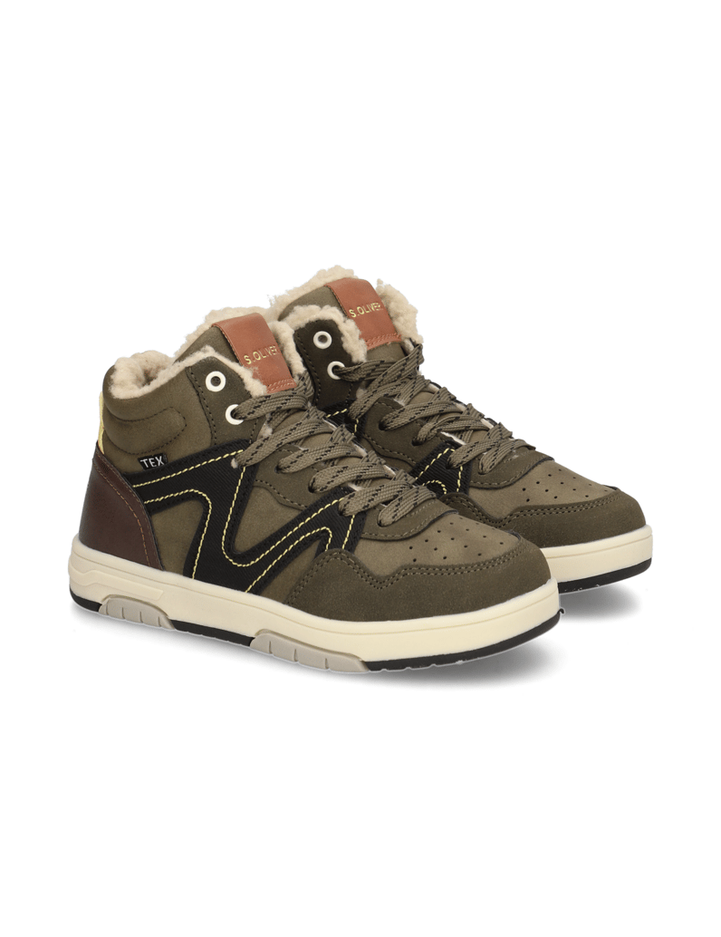 S.Oliver-Sneaker-Mid-Cut-oliv