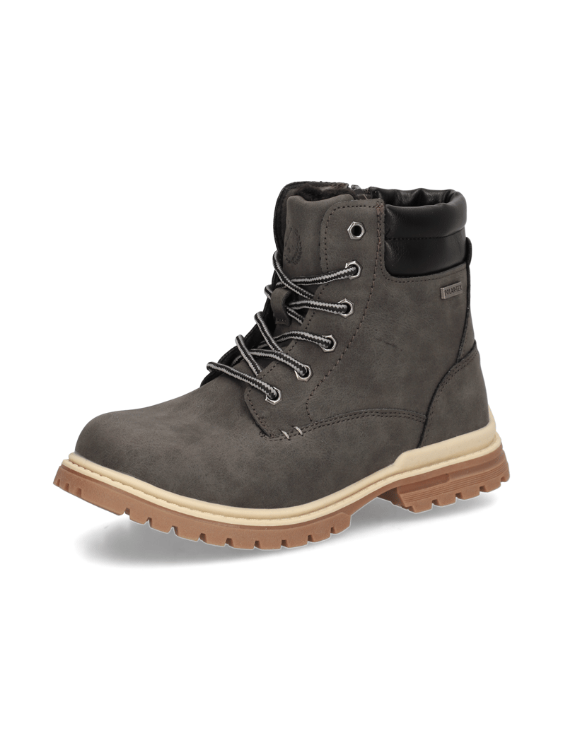 U&ME-Lederimitat-Boot-braun