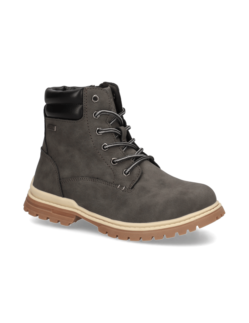 U&ME-Lederimitat-Boot-braun