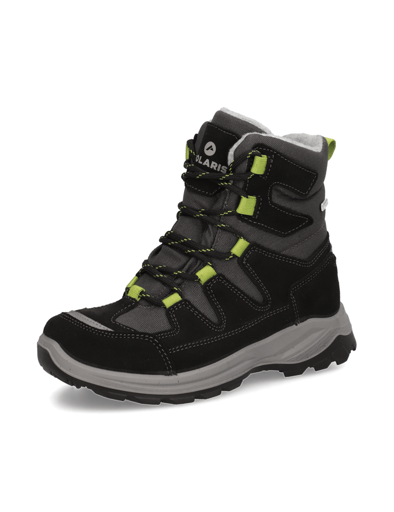 Polaris-Textil-Snowboot-schwarz