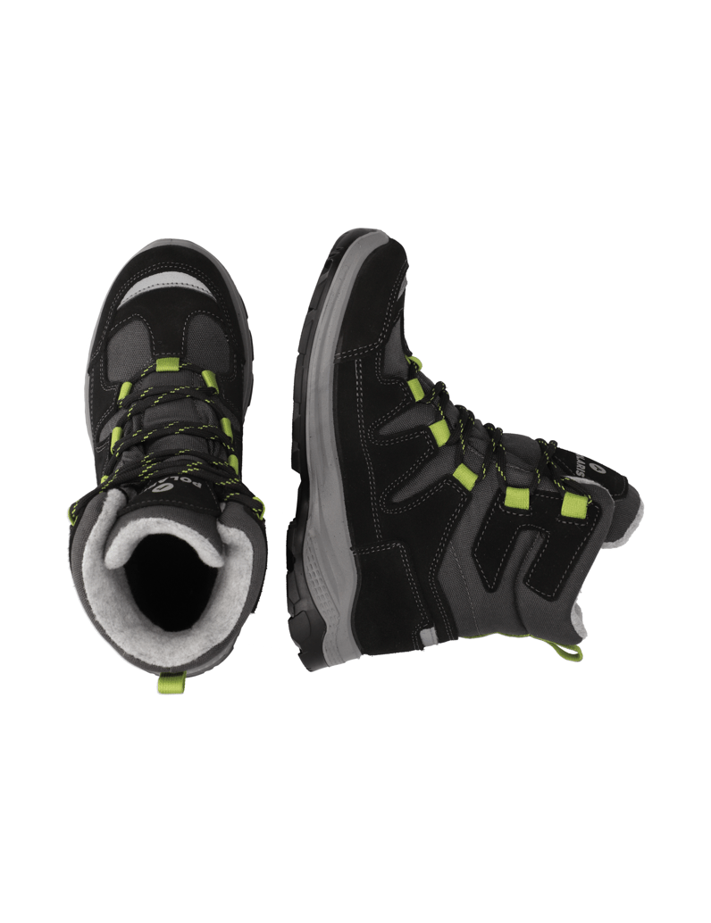 Polaris-Textil-Snowboot-schwarz