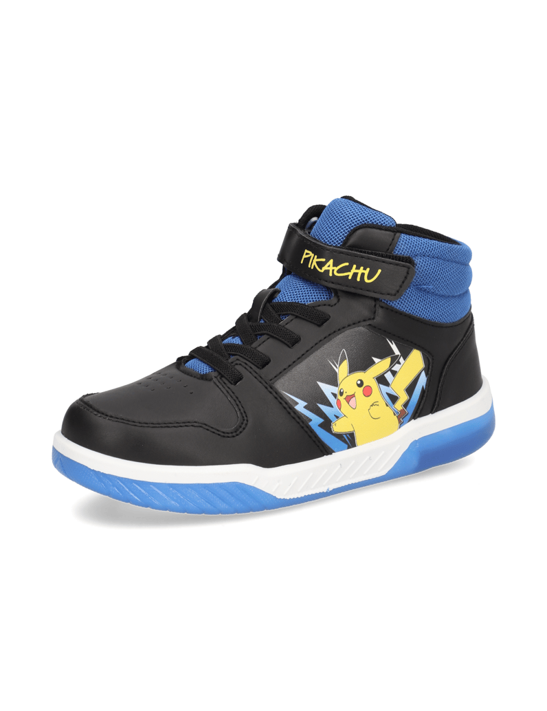 Pokemon-Sneaker-Mid-Cut-schwarz