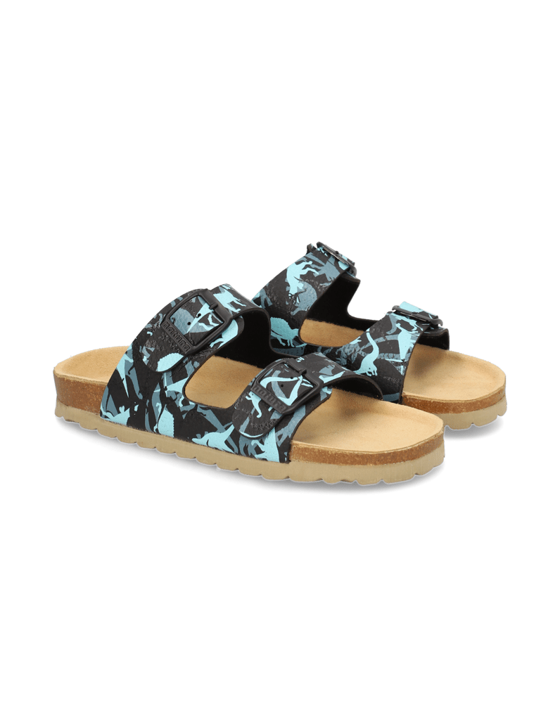 Natura-Hausschuh-schwarz